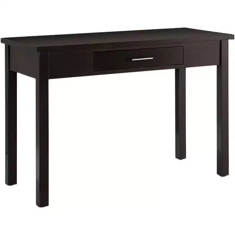 Bureau de télétravail en bois avec tiroir