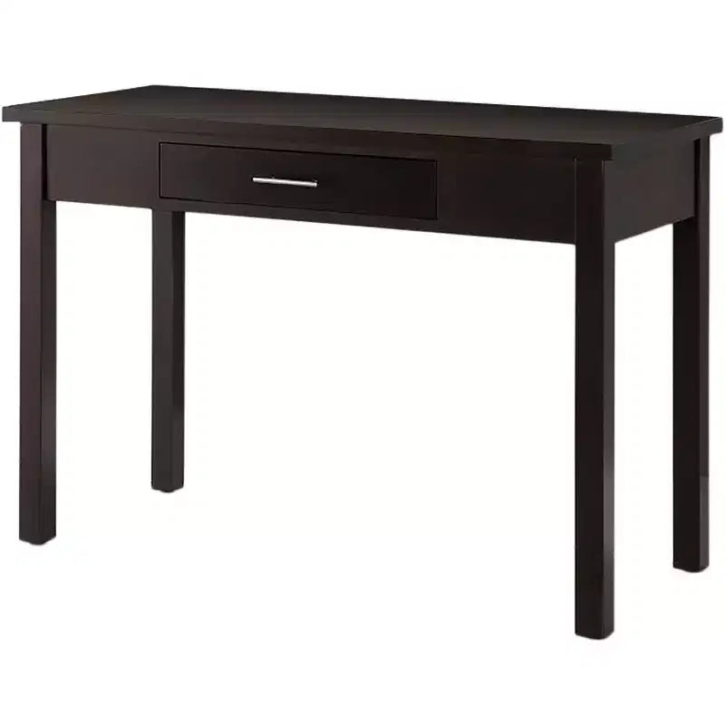 Bureau de télétravail en bois avec tiroir