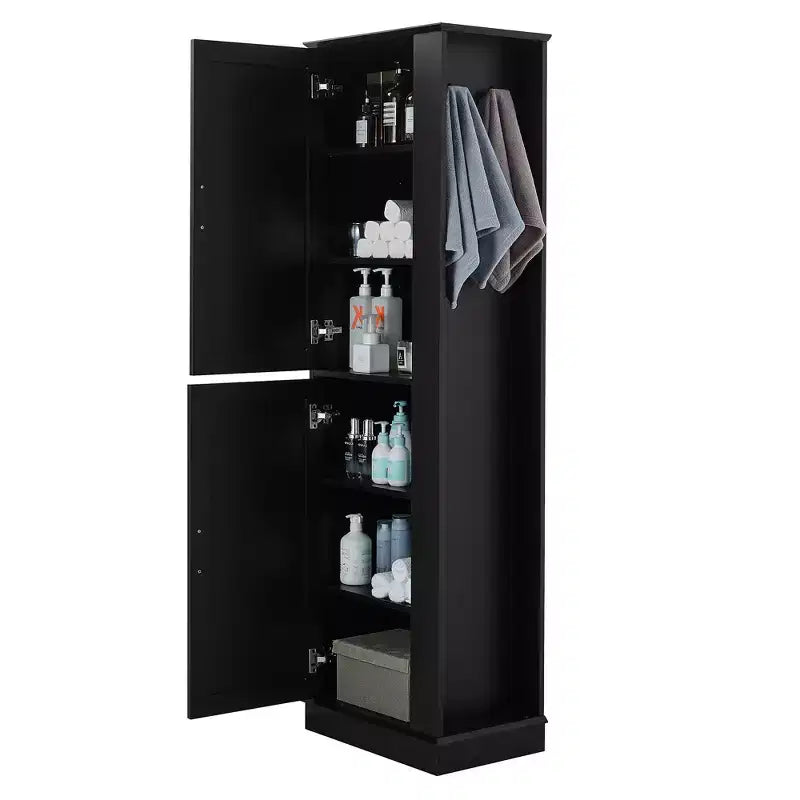 Meuble de rangement haut de salle de bain, Meuble de rangement sur pied