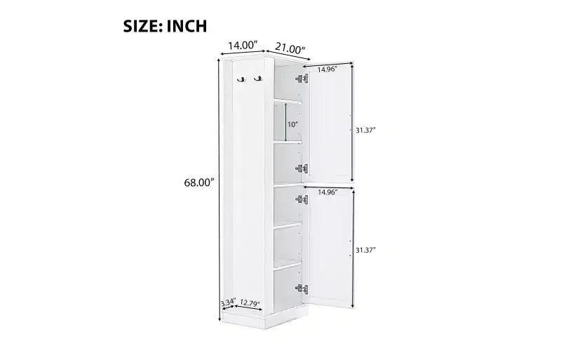 Meuble de rangement haut de salle de bain, Meuble de rangement sur pied