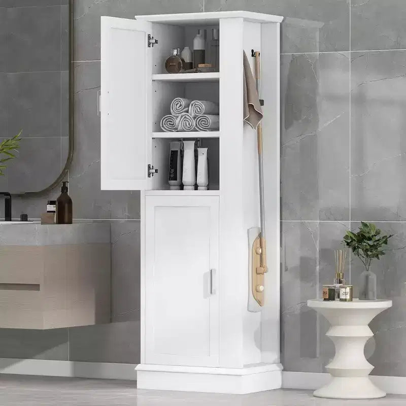 Meuble de rangement haut de salle de bain, Meuble de rangement sur pied