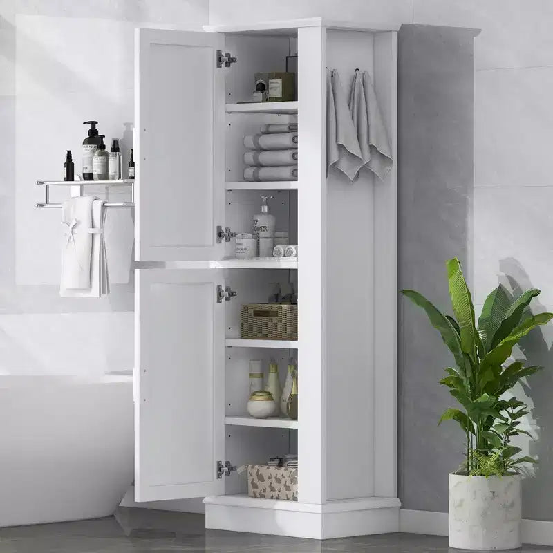 Meuble de rangement haut de salle de bain, Meuble de rangement sur pied
