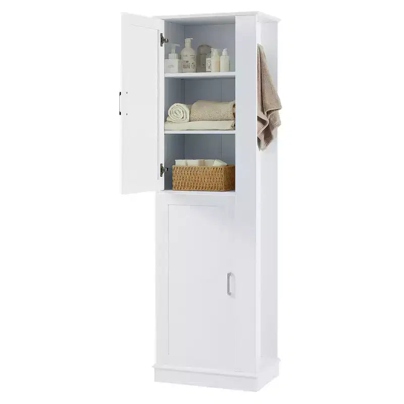 Meuble de rangement haut de salle de bain, Meuble de rangement sur pied