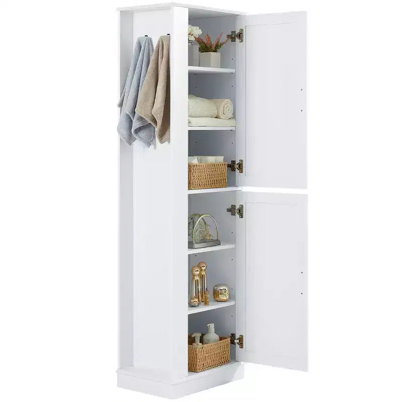 Meuble de rangement haut de salle de bain, Meuble de rangement sur pied
