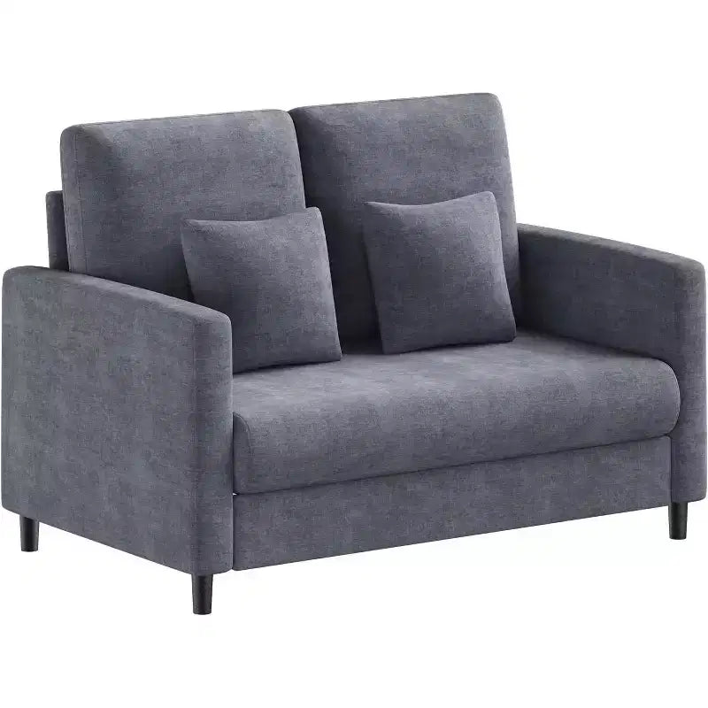Causeuse moderne du milieu du siècle Cadre en bois Canapé confortable