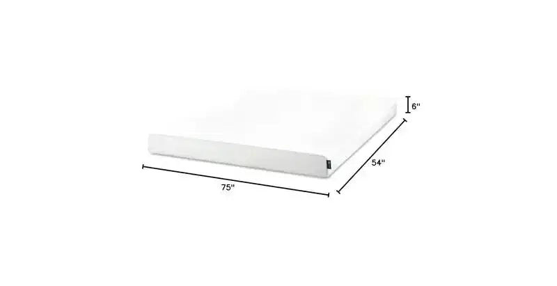 Matelas en mousse à mémoire de forme, infusion thé vert, sans fibre de verre