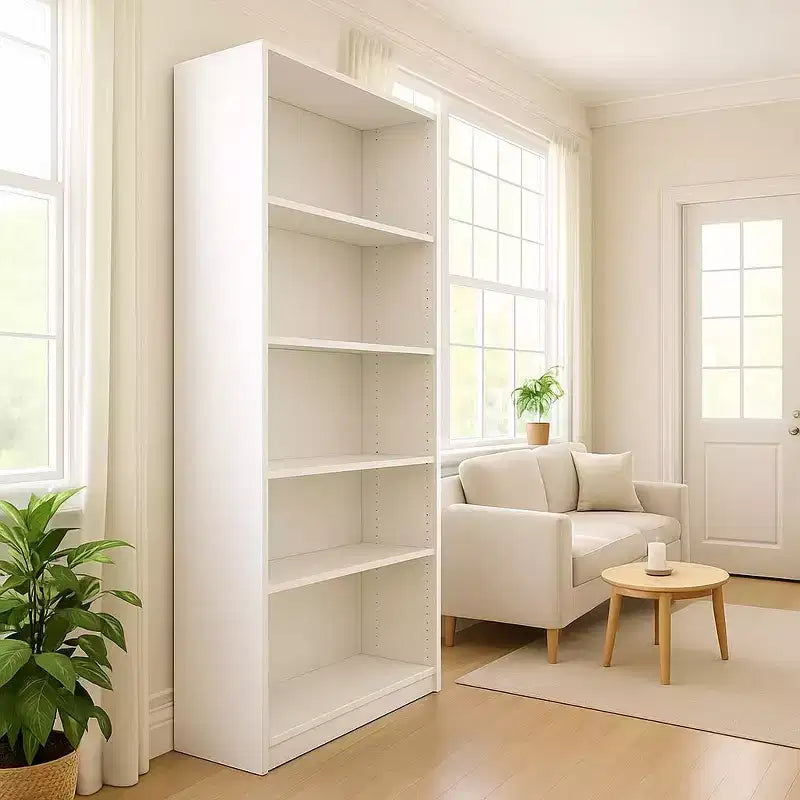 Étagère à livres à 5 niveaux - Bibliothèque ouverte à 5 étagères