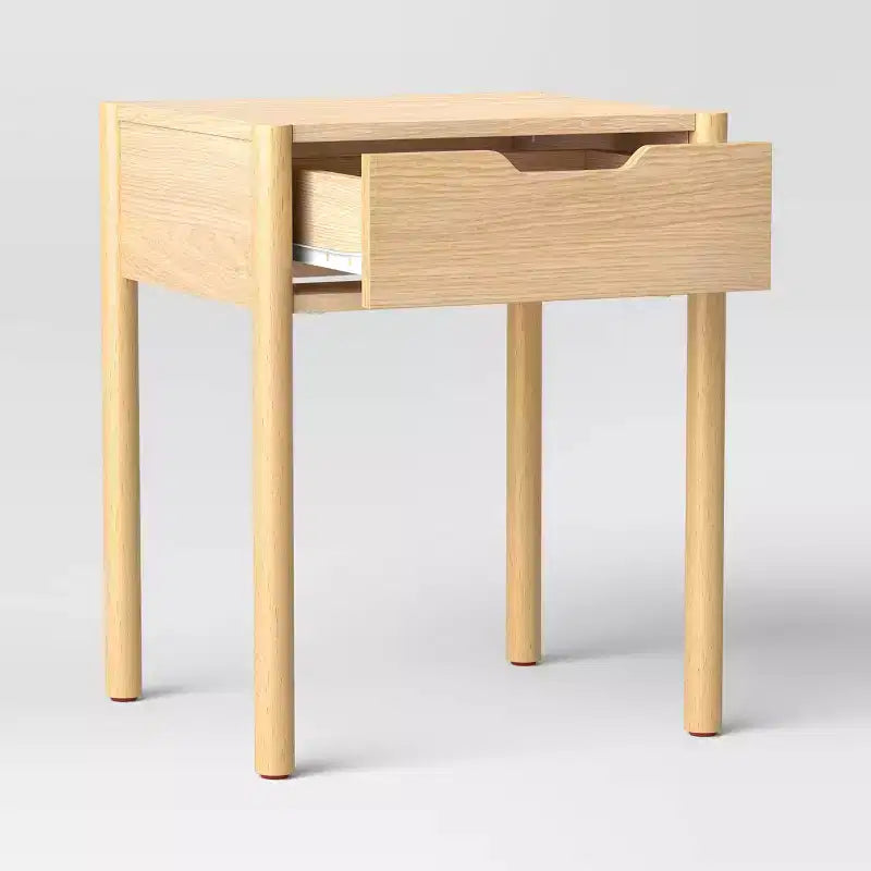 Table de chevet scandinave naturelle