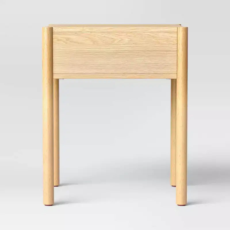 Table de chevet scandinave naturelle