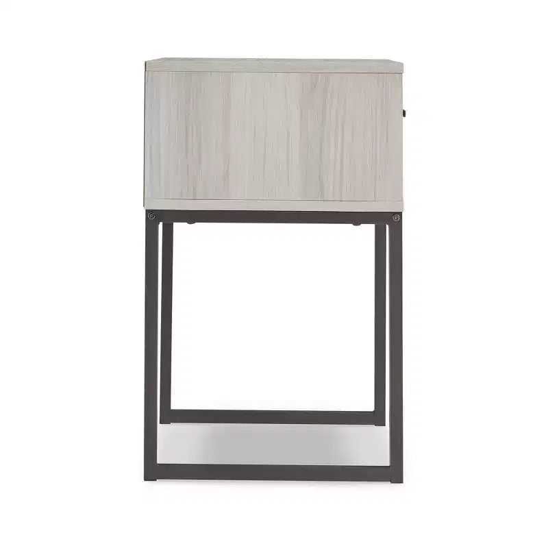 Table de chevet à 1 tiroir, Chêne clair naturel