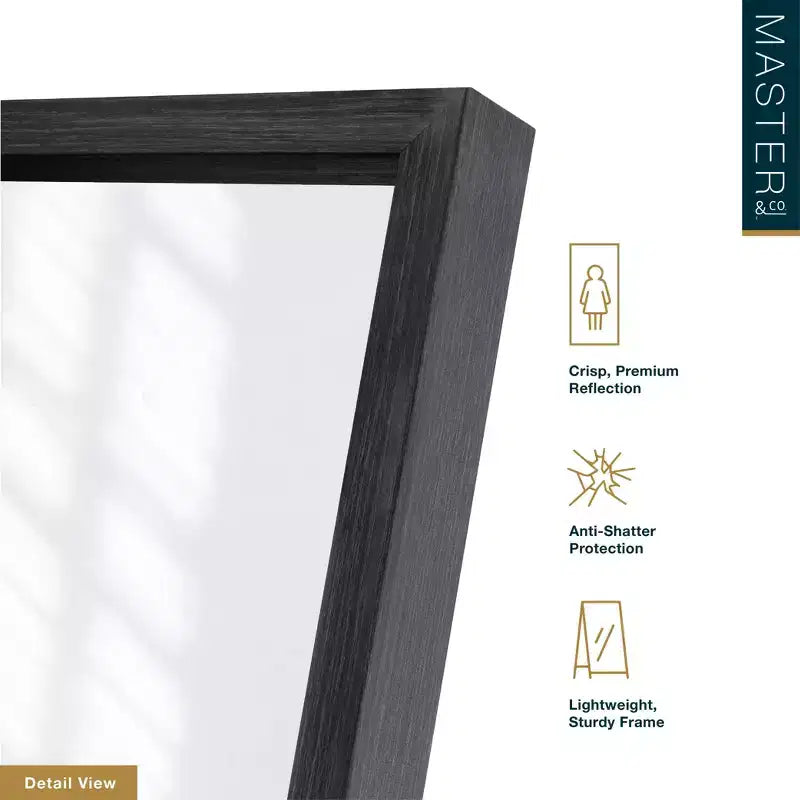 Miroir pleine longueur pour chambre à coucher