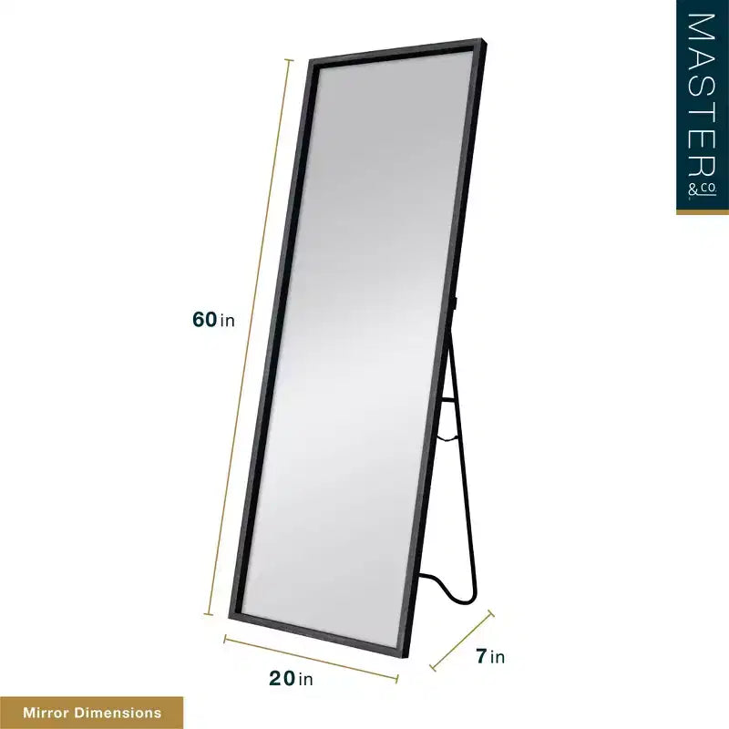 Miroir pleine longueur pour chambre à coucher