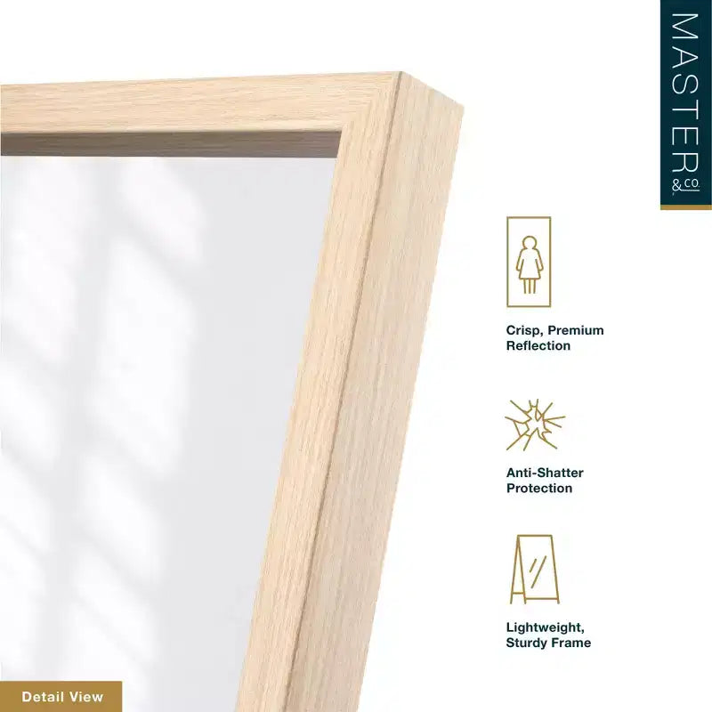 Miroir pleine longueur pour chambre à coucher