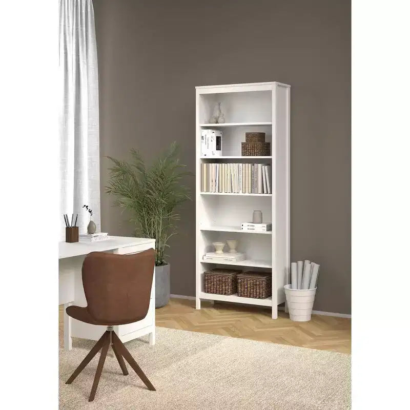 Bibliothèque réglable à 6 étagères, meuble de rangement ouvert pour bureau à domicile